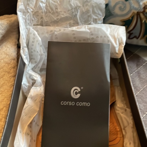 Corso Como Taupe Tan Leather Sandal size 6 - Picture 12 of 13